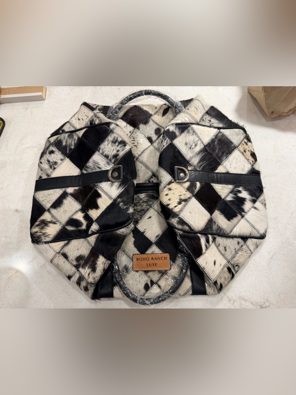 🐮 Beautiful Cowhide Weekender Bag 🐮